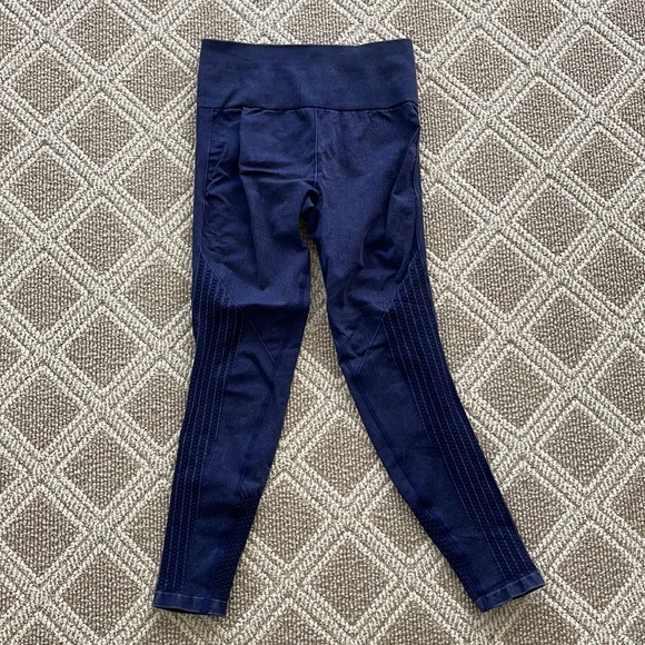 Fabletic Sync High Waisted Perforated Legging-Washed Navy - Picture 6 of 10